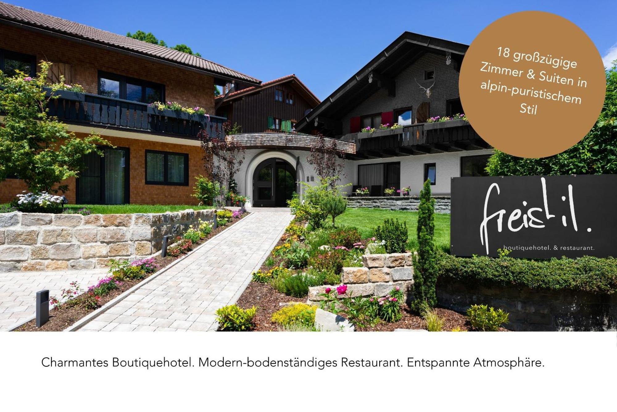 Freistil Boutiquehotel Sonthofen Exteriör bild